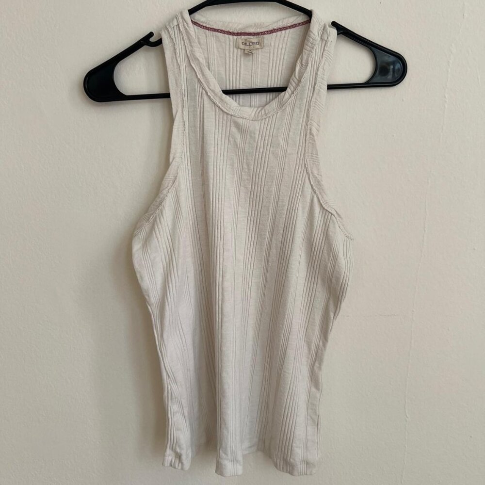 Pilcro Anthropologie Ribbed Racerback Tank